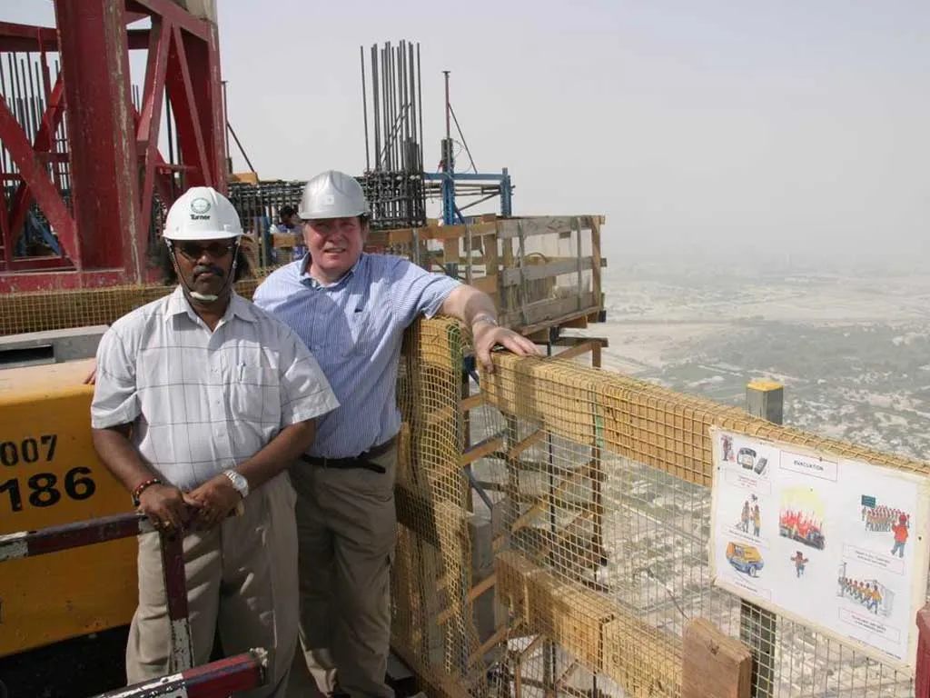 Burj Khalifa, Dubai. 815m tower on 194 high capacity piles. David French Partnership structural engineers