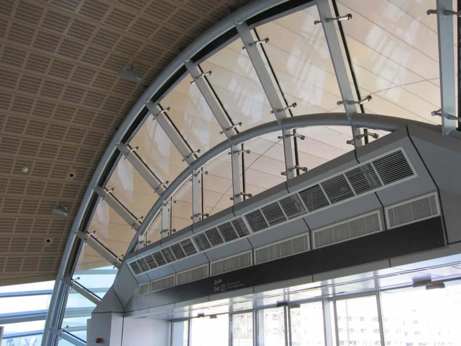 Dubai Metro. Over £27 million worth of glazing across the network. David French Partnership structural engineers