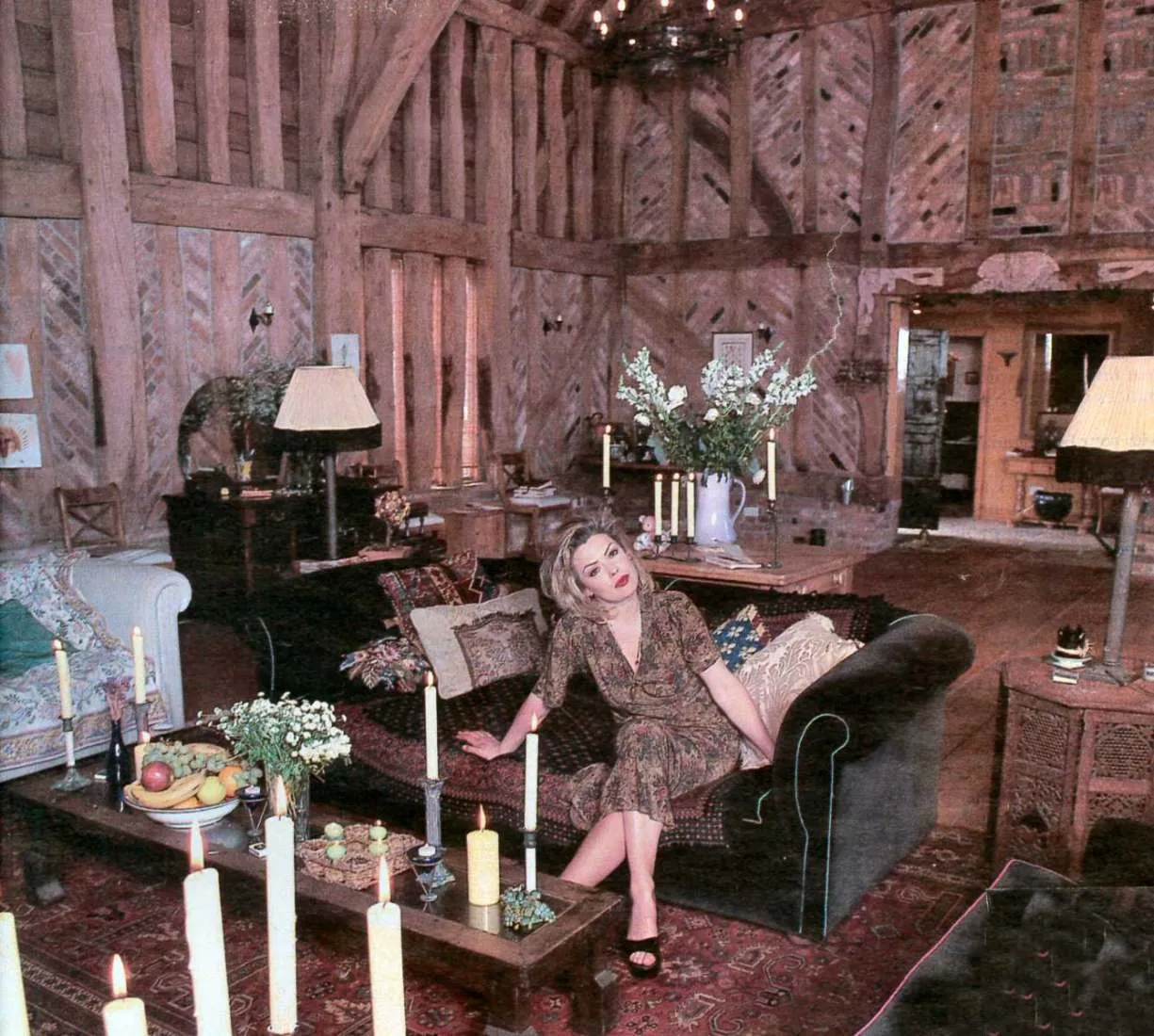 Barn conversion living space engineered by David French Partnership