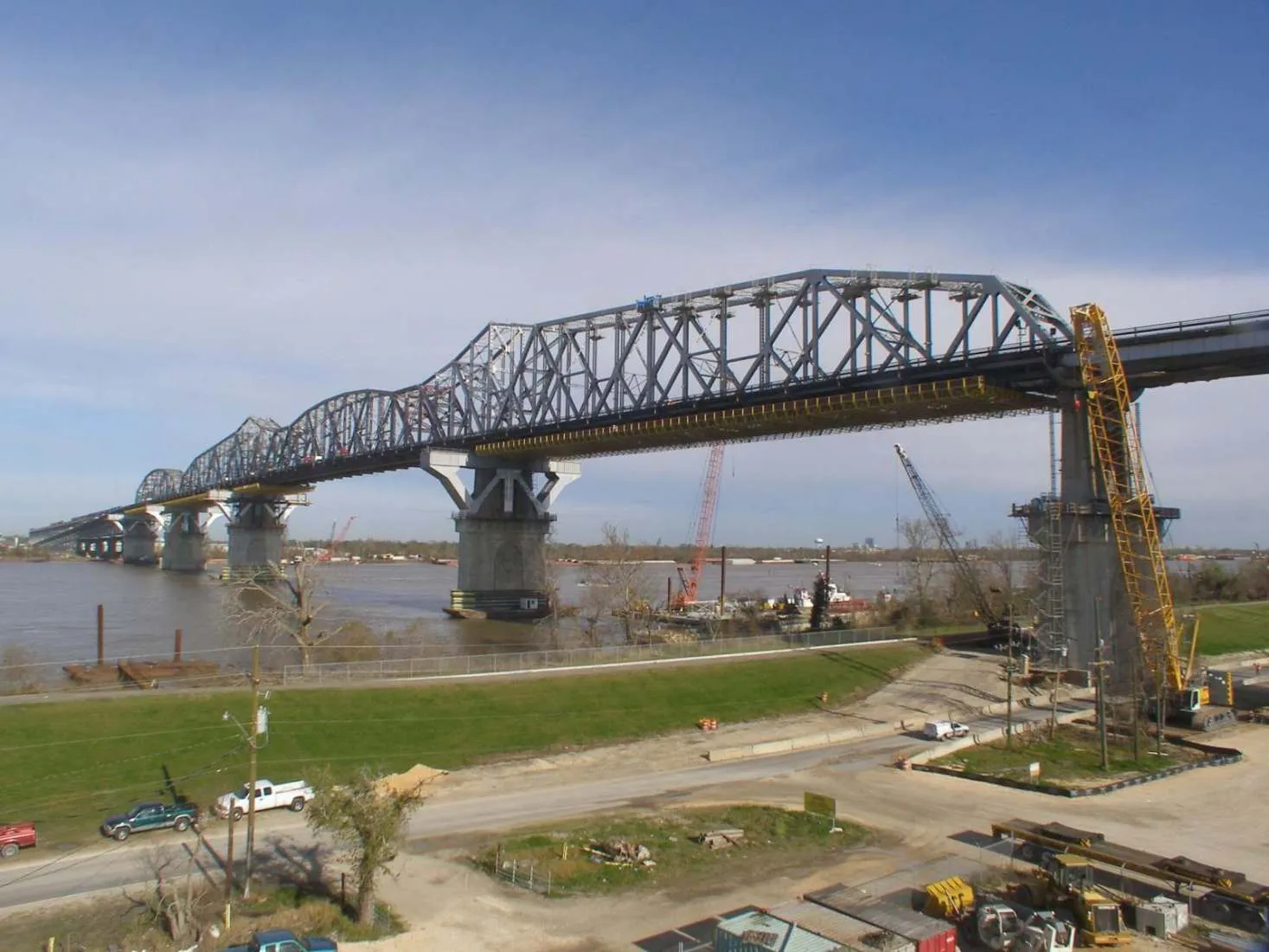 Huey P Long Bridge, Louisiana. CAR technical audit of the bridge widening works. David French Partnership structural engineers