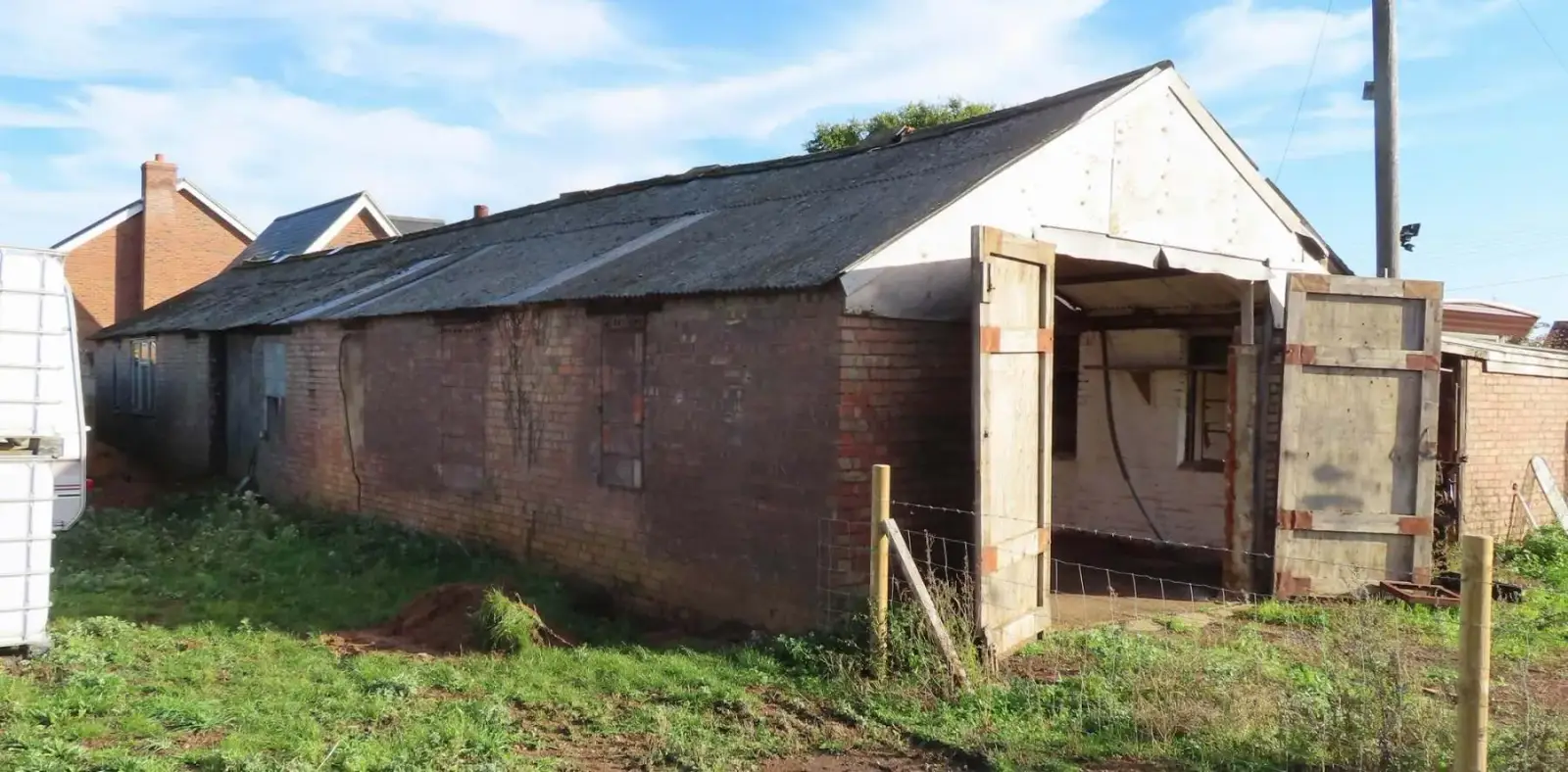 Site investigation. Site inspection by a DFP engineer. David French Partnership structural engineers
