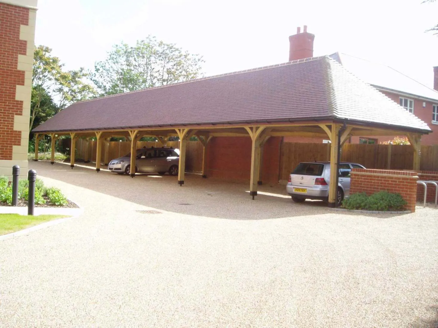 Tree protection measures at The Old Rectory Orsett by David French Partnership