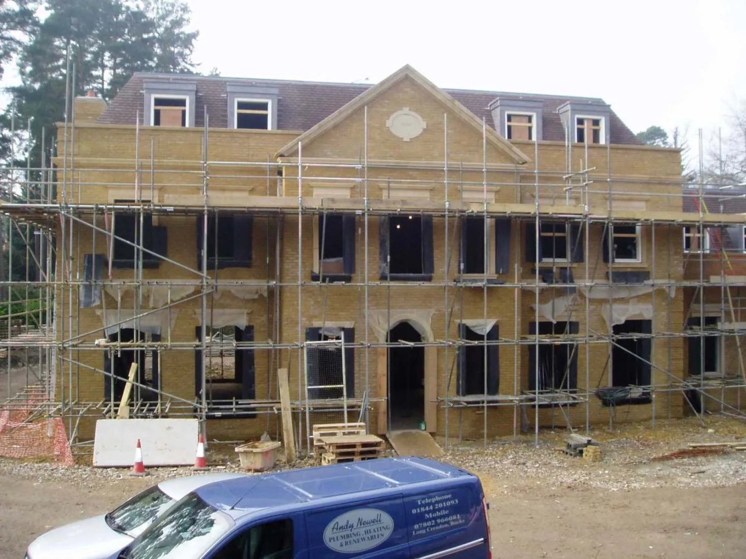 West Lodge. Executive housing scheme. David French Partnership structural engineers